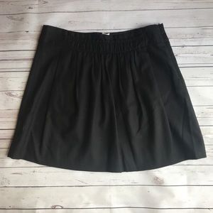 J. Crew black wool skirt